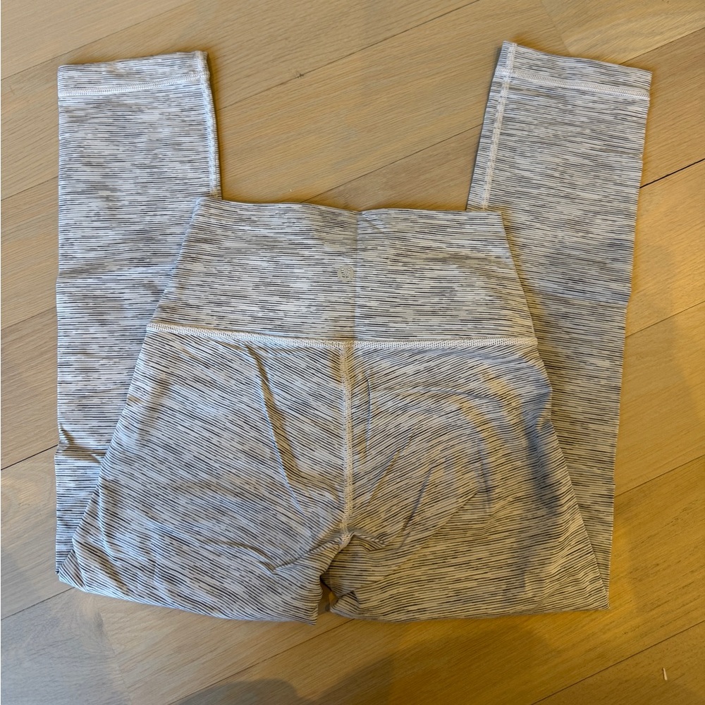 Lululemon Heather Gray High-Waist Active Leggings